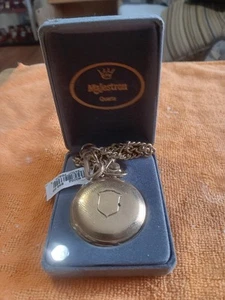 Vintage " Majestron Pocket Watch" Needs Battery - Picture 1 of 3
