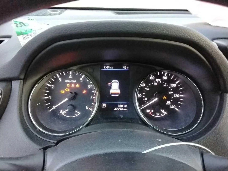 Used Speedometer Gauge fits: 2018 Nissan Rogue cluster 2.5L VIN 5 1st digit USA - Image 1 of 4