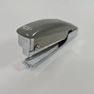 Bates Hand Grip Stapler, Gray Vintage Model 56 P, Made in USA, Tested Works - Picture 1 of 12