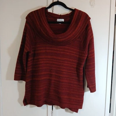 Suéter Kim Rogers Mujer Capucha Cuello y Mangas 3/4 Talla L  Foto 1 de 4