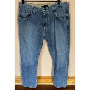 Tommy Hilfiger Men’s Freedom Jean Relaxed Fit Straight Leg Zip Fly Size 36-30 - Picture 1 of 4