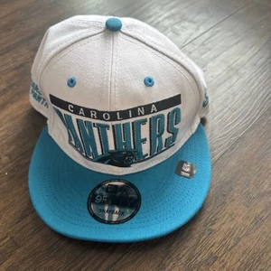 Ropa del equipo de la NFL Carolina Panthers gorra gorra blanca azul logotipo de la NFL fútbol americano para hombre - Imagen 1 de 8
