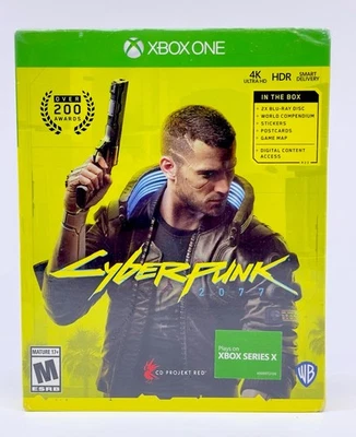 Cyberpunk 2077 Microsoft Xbox One & Series X 2020 NEW SEALED 4K Map Stickers - Image 1 of 4
