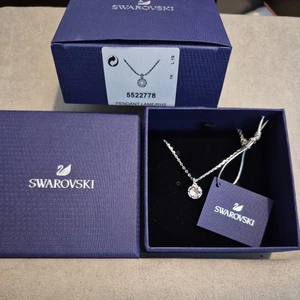Swarovski Solitaire Pendant Necklace 5522778 New UnOpened Box - Picture 1 of 3