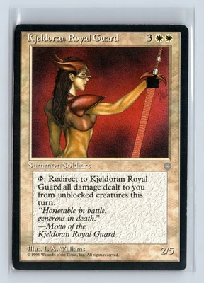 (4x) KJELDORAN ROYAL GUARD – MTG Magic the Gathering Card – Ice Age – Rare - Image 1 of 4