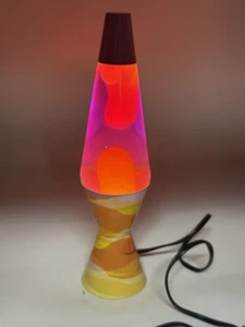Lava Lamp The Original Orange Yellow Purple Motion Vintage 90’s Light - Picture 1 of 6
