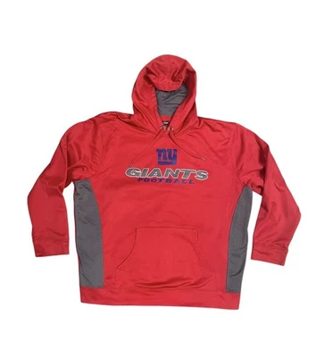 Ropa del equipo de la NFL Gigantes de Nueva York sudadera con capucha roja talla 2XL - USADA EN EXCELENTE ESTADO  Foto 1 de 4