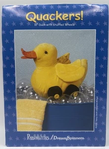 Dream Spinners #200 QUACKERS! 11" Duck w Stuffed Wheels UNCUT Sewing Pattern - Picture 1 of 2
