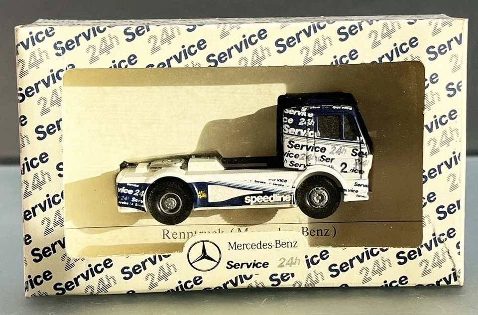 1:87  WIKING  B66000003 Mercedes CAMION DA CORSA SPEEDLINE 24H N°2  RENT TRUCK - Immagine 1 di 1