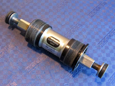 A Fine 111mm Shimano XT BB-UN72 JIS Square-Taper Cartridge Bottom Bracket (Eng.) - Image 1 of 4