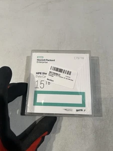 HPE C7977A 15TB LTO-7 Ultrium RW Data Cartridge  2.5:1 Compression  700 MB/s - Picture 1 of 7