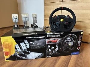 Simracing Lenkrad Controller THRUSTMASTER T300 Ferrari Edition+Pedale T-LC - Bild 1 von 6