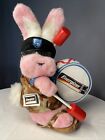 Camouflage Energizer Battery Bunny Pink Plush 2000 11" Stuffed Animal Drum