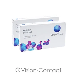 Biofinity multifocal 2 x 3 multifokale Kontaktlinsen Monatslinsen Cooper Vision - Bild 1 von 1