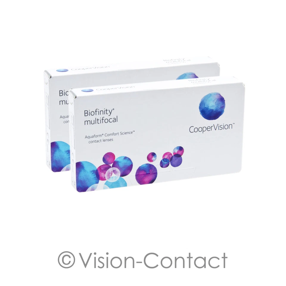 Biofinity multifocal 2 x 3 multifokale Kontaktlinsen Monatslinsen Cooper Vision - Bild 1 von 1