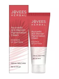 2 x Jovees ayurveda Anti Blemish Pigmentation Cream, with Saffron 60g FREE SHIP - Picture 1 of 7