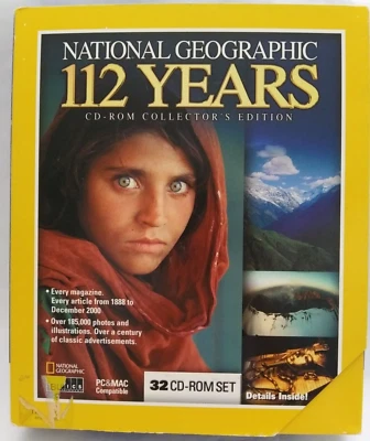 National Geographic - 112 Years - CD-ROM Collector's Edition - 32-Disc Set - Image 1 of 2