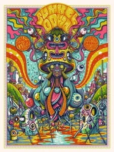 Póster UV Twiddle Tumble Down 2018 Drew Millward LE arte festival psicodélico - Imagen 1 de 1