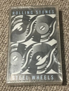 The Rolling Stones STEEL WHEELS Vintage Cassette **NEW OLD STOCK** STILL SEALED! - Picture 1 of 6