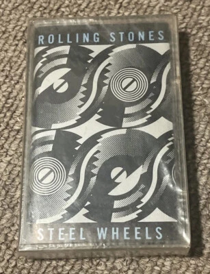 The Rolling Stones STEEL WHEELS Vintage Cassette **NEW OLD STOCK** STILL SEALED! - Image 1 of 4