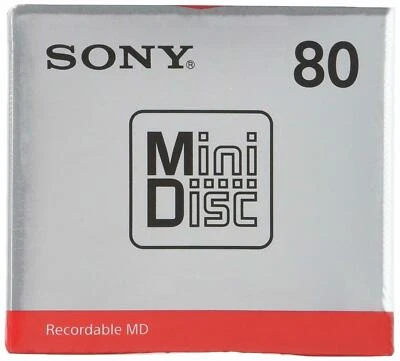 SONY Mini Disc 80 minuti MDW80T Set di 5 confezioni - Immagine 1 di 4