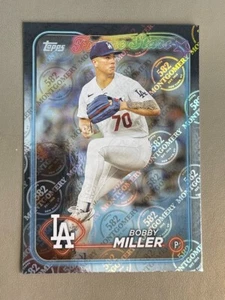 Bobby Miller Future Stars 2024 Topps 582 MONTGOMERY FOIL Los Angeles Dodgers - Bild 1 von 2