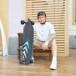 Electric Skateboard - 16 Mile Range, Up to 20 MPH, 4 Speeds, Excellent Xmas Gift - Picture 1 of 11