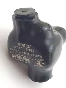 Morris 97050 Insulated Offset Entry Connector Single #4 -#14 AWG Dual Rated 600V - Picture 1 of 7