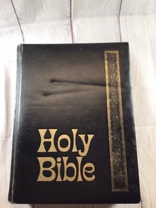 Vintage Large New Home Reference Holy Bible 1965 Red Letter Edition - Picture 1 of 24