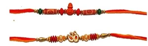 Set of 2 Rakhi Bracelets New - Picture 1 of 3