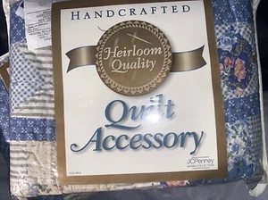 Standard 50 Blue Diamond Quilt Sham Set Of 2 - Picture 1 of 4