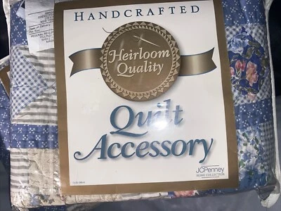 Standard 50 Blue Diamond Quilt Sham Set Of 2 - Image 1 of 4