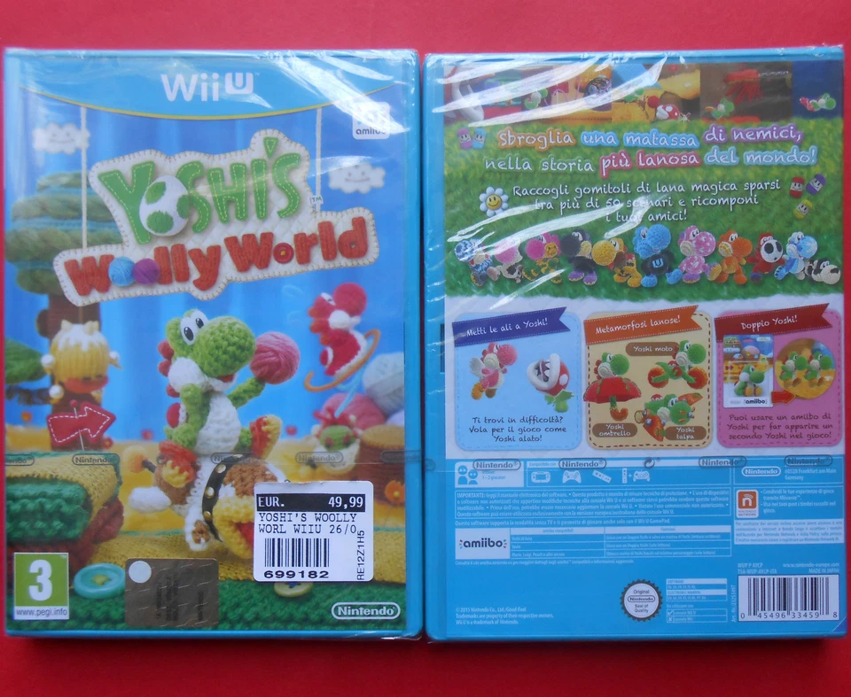Wii U Yoshi's Woolly World Video Games WiiU Z New Sealed Yoshi Game - Image 1 of 1