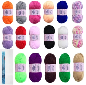 Sewing Solution Double knitting wool yarn 100g e . - Picture 1 of 24