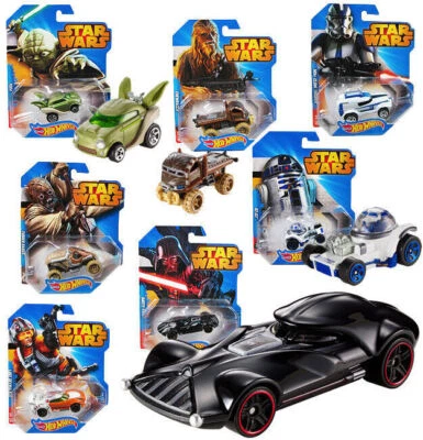 MACHINE STAR WARS CGW35 Hot Wheels Cars Mattel Disney assortiment nouveau - Photo 1/2