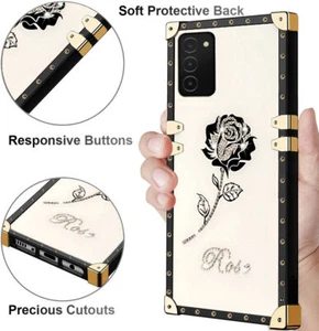 Rose Cover Case For 14 15 S22 S23 Huawei LG Motorola Tecno Honor Google Tmobile - Picture 1 of 10