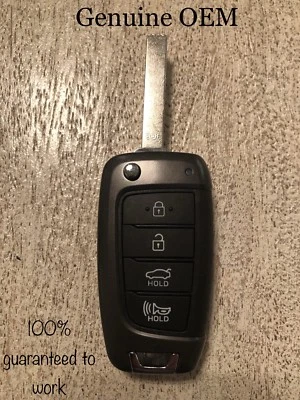 Llave abatible remota entrada sin llave Hyundai Accent 2018-2020 fabricante de equipos originales FCC: NYOSYEC4TX1707 Foto 1 de 3