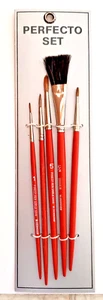 Red Sable and Oxtail paint brushes - Picture 1 of 1