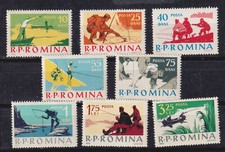 (romania)1962 Sc 1502/9 fishing,set MH       v1429