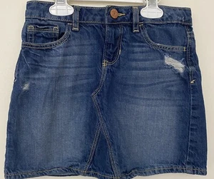 Gap Kids Denim Jeans Mini Skirt 8 Years Pre Owned - Picture 1 of 8