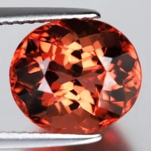Enorme taglio ovale 4,71 ct (11 x 9 mm) pietra preziosa tormalina rosa mozambico - Foto 1 di 2