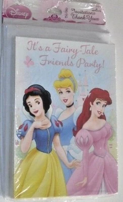 INVITACIÓN FIESTA CUMPLEAÑOS INFANTIL PRINCESA Y TARJETAS DE AGRADECIMIENTO PAQUETE DE 8 C MIS OTROS ARTÍCULOS Foto 1 de 3