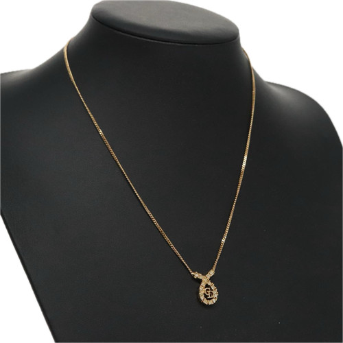 Collana Christian Dior metallo oro originale FF5692