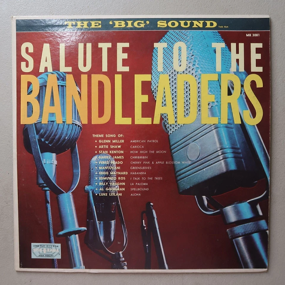 SALUTE TO THE BANDLEADERS VINYL LP SPIN-O-RAMA EXC 74 - Image 1 of 4