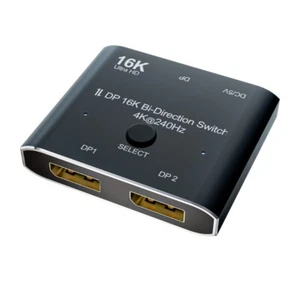 4K@240Hz DisplayPort 2X1 Video Switcher, Supports 16K 4K240Hz Two Directional - Photo 1/8