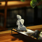 Sandstone Buddha Statue Ornament Meditating Figurines Miniature Sculpture De  ZT