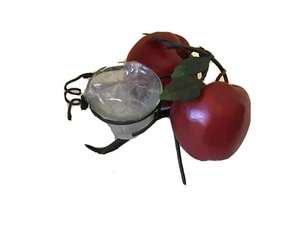 Apfel Deko Windlicht/Teekerzenleuchter - Bild 1 von 4