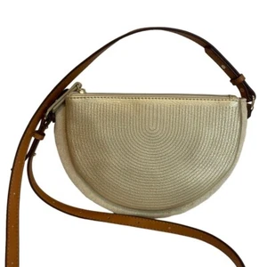 Stella & Dot Convertible Purse Belt Bag Gold Silver Round Clutch Pouch Crossbody - Bild 1 von 8