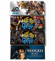 SNK NeoGeo mini Pocket Color character Sticker 4 sheets Game NEO-GEO Poster seal