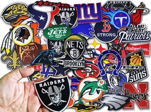 LOT WHOLESALE FOOTBALL BASKETBALL BASBALL RANDOMOPENS SPORT SEW IRON ON PATCHES - Picture 1 of 4